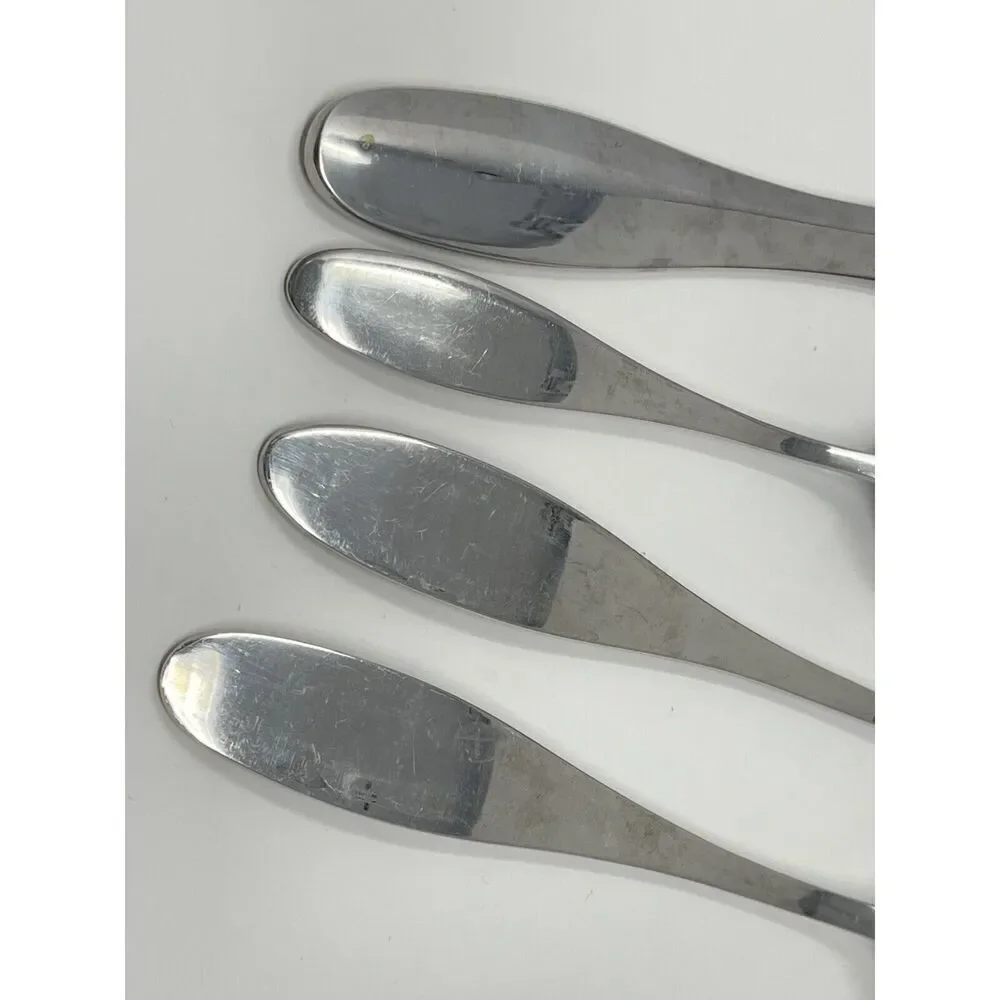 Mikasa HAMILTON Stainless Glossy 2 Forks 8.25” 1 Teaspoon 6.25” 1 Knife 9.5”